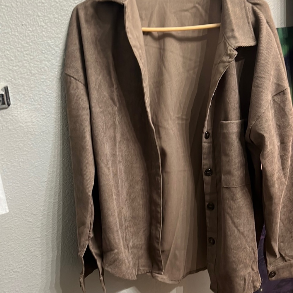 Corduroy button up